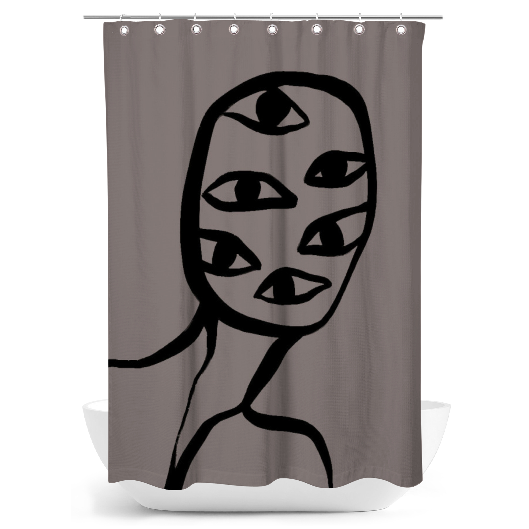 Duschvorhang Modern Art 4