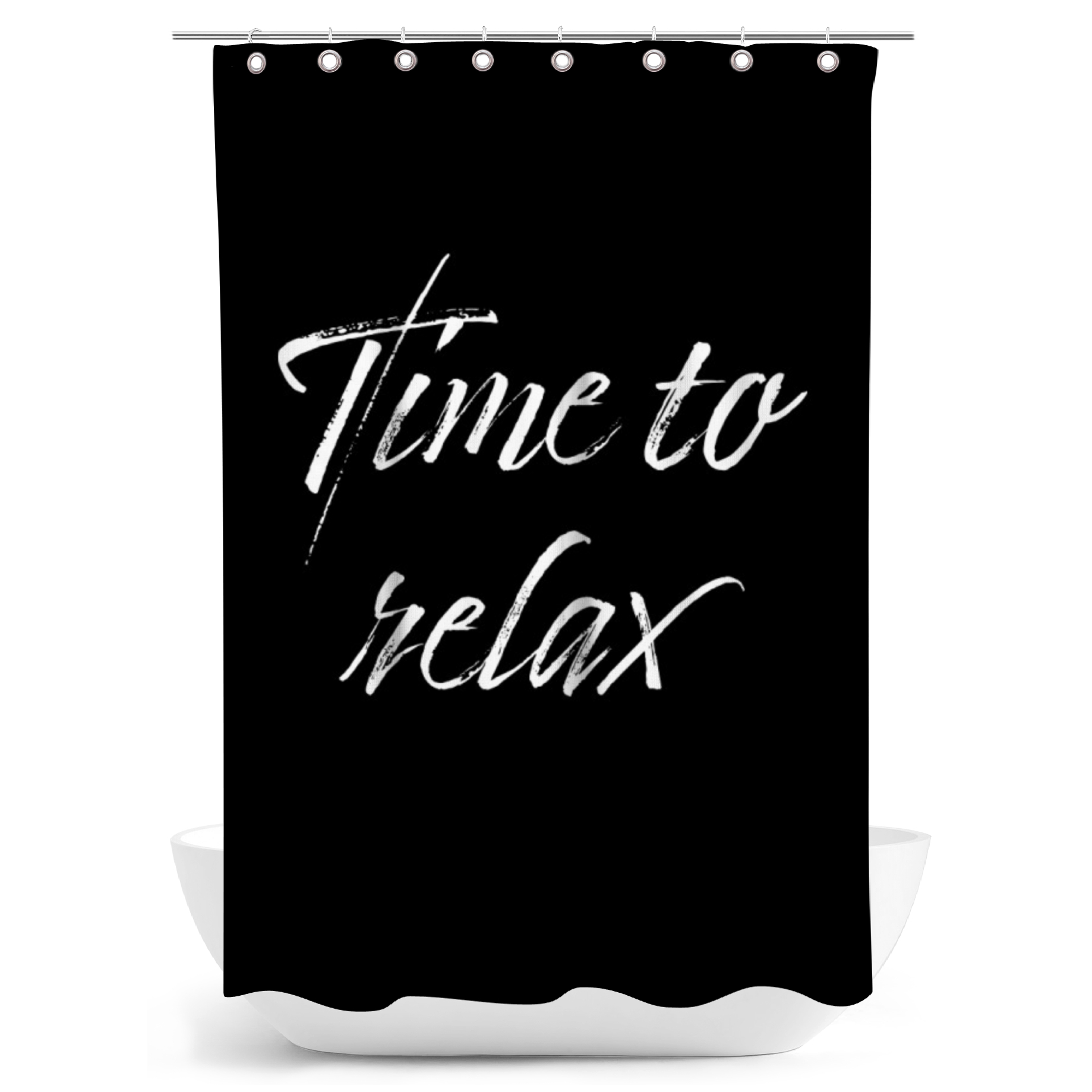 Duschvorhang Time to relax