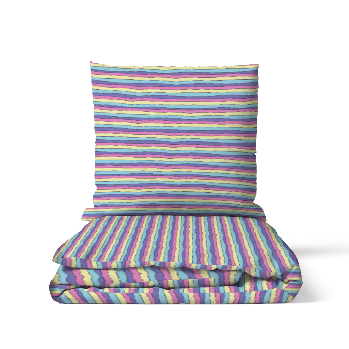Bettwäsche Colorful Stripes Baumwolle