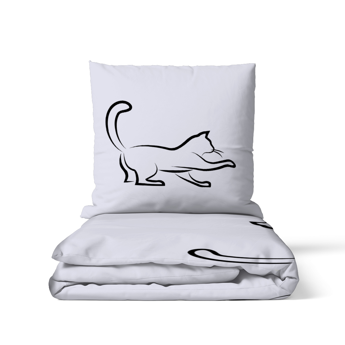 Bettwäsche-Set Black Cat 3 Mikrofaser