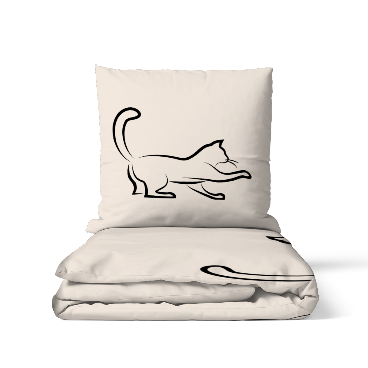 Bettwäsche-Set Black Cat 3 Mikrofaser