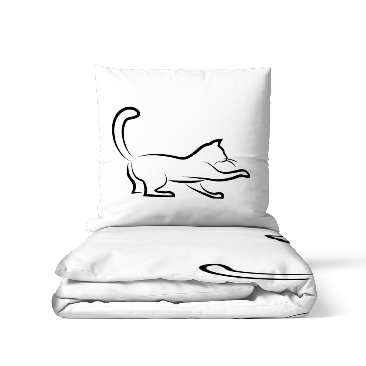 Bettwäsche-Set Black Cat 3 Mikrofaser