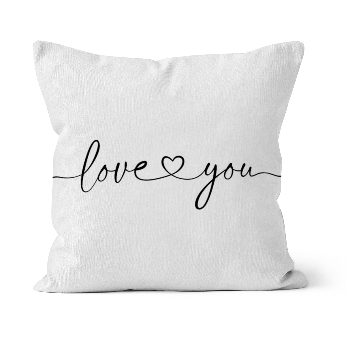 Samtkissenbezug Love you