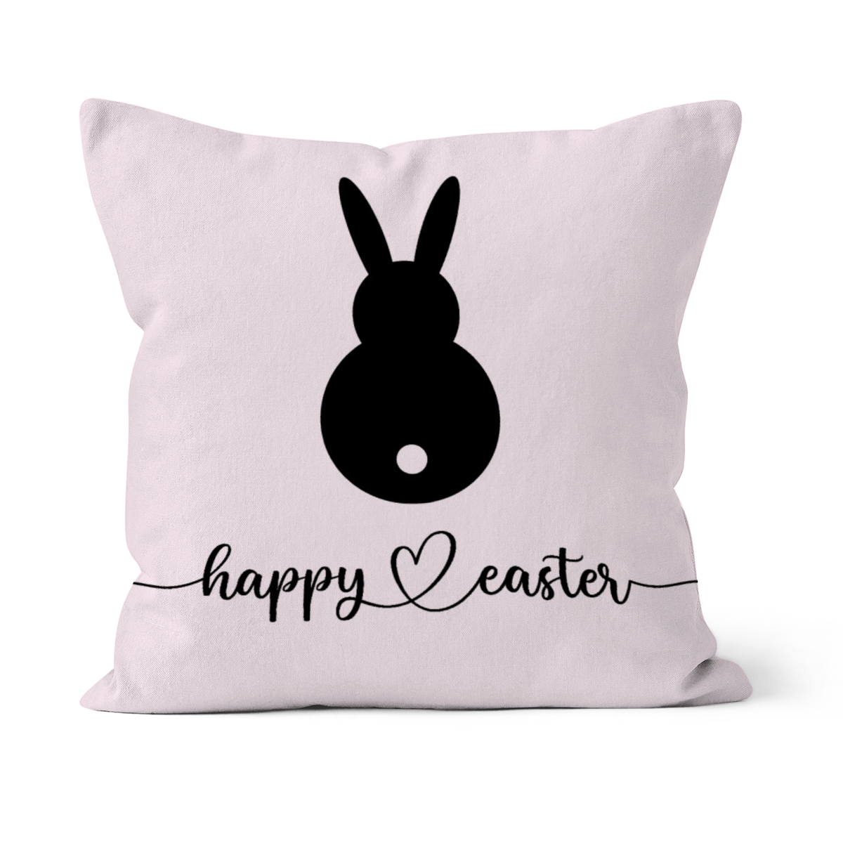 Samtkissenbezug Hase Happy Easter