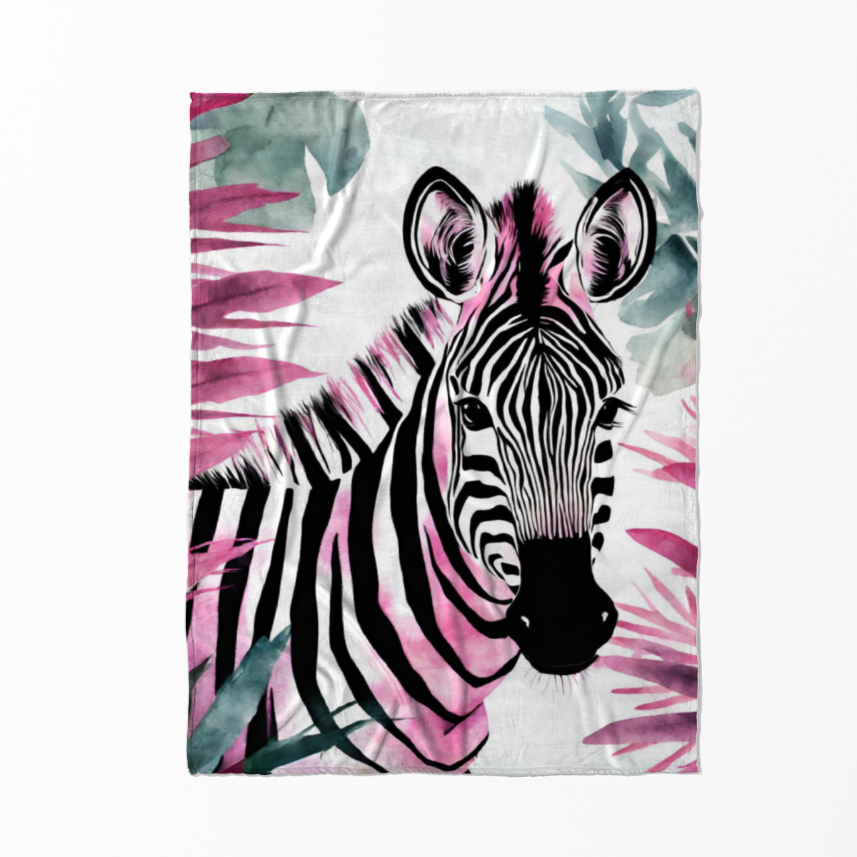 Wohndecke Zebra in Pink