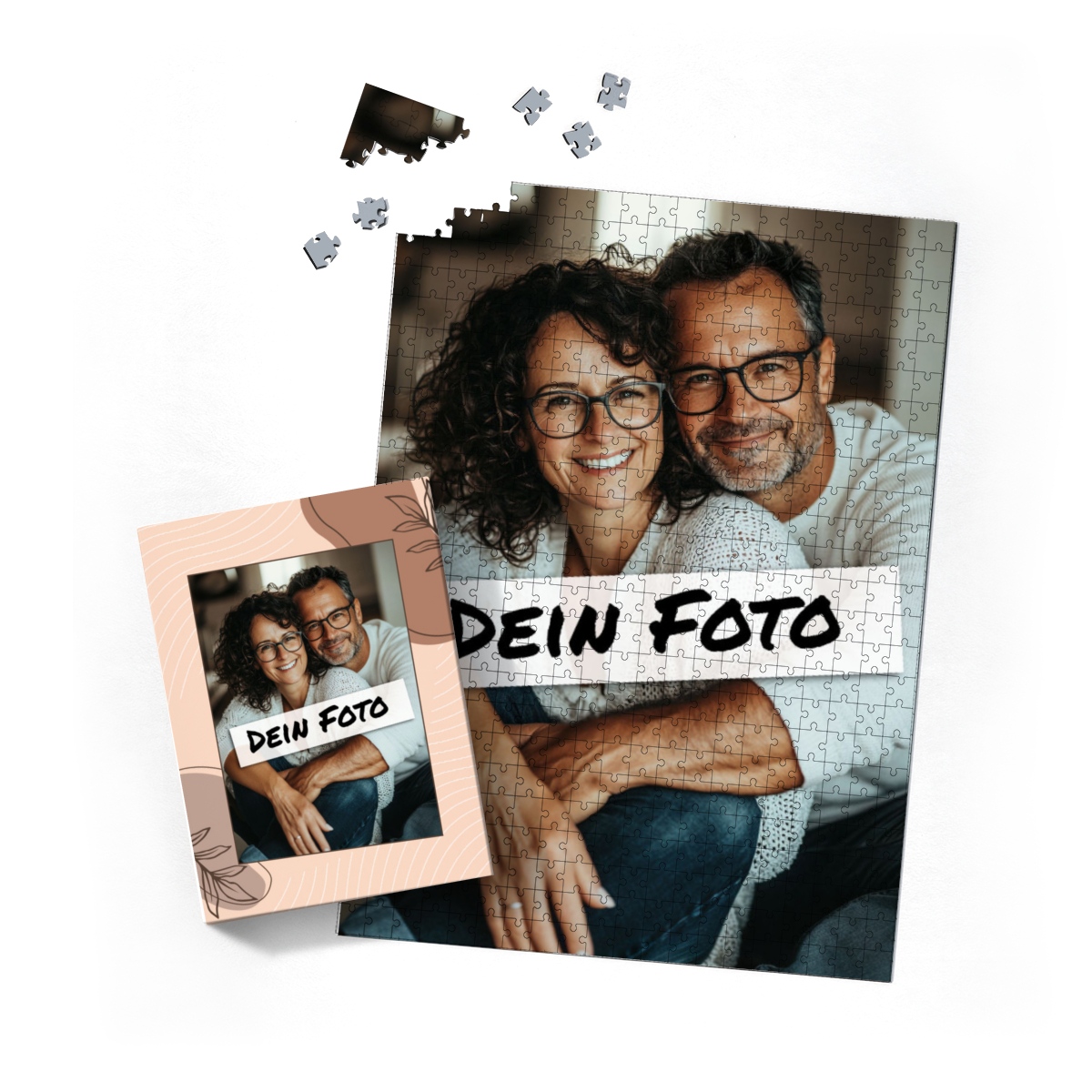Fotopuzzle personalisiert 500 Teile Hoch Herbst