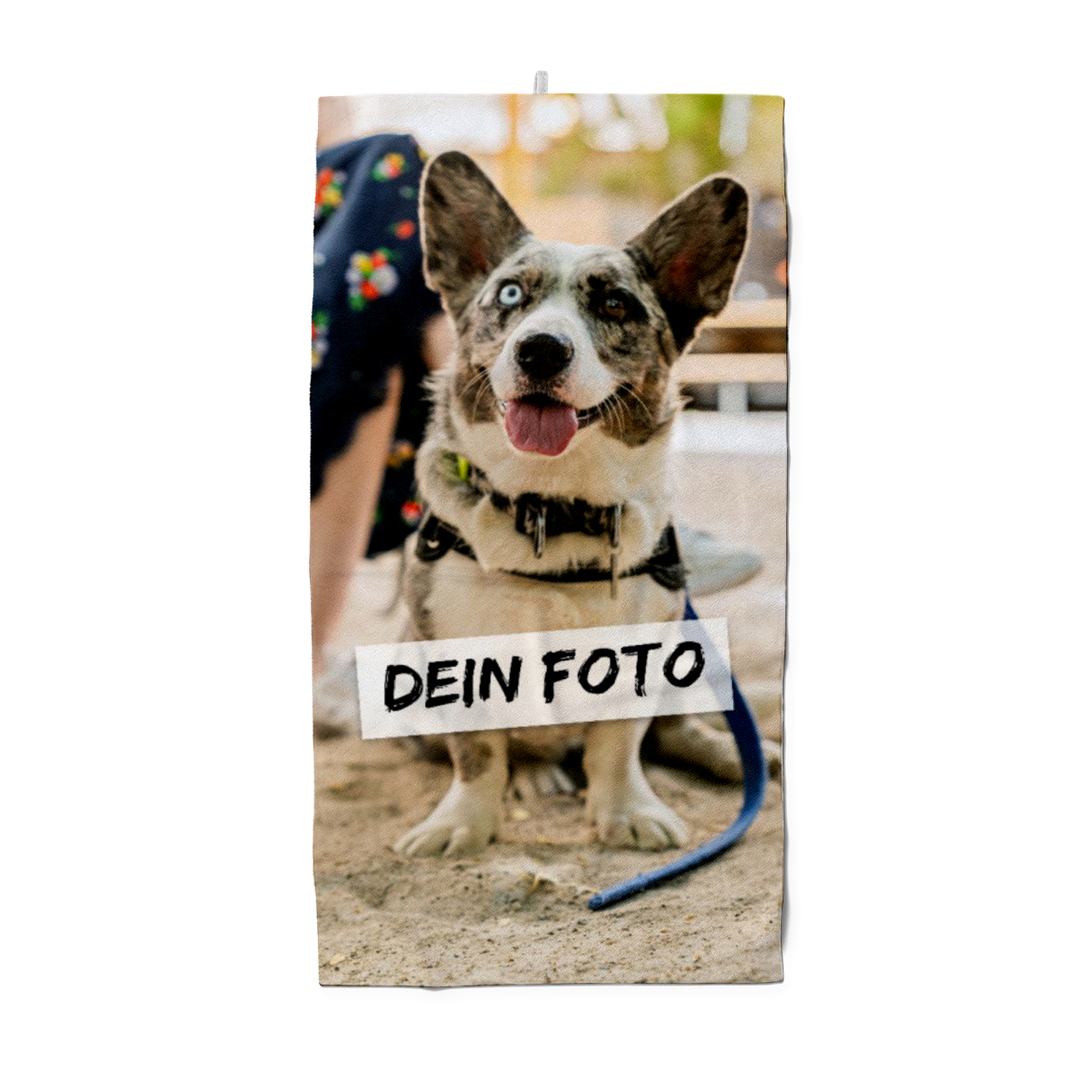 Handtuch mit Foto - personalisiertes Fotohandtuch - Foto-Handtuch selbst gestalten - 1 Foto