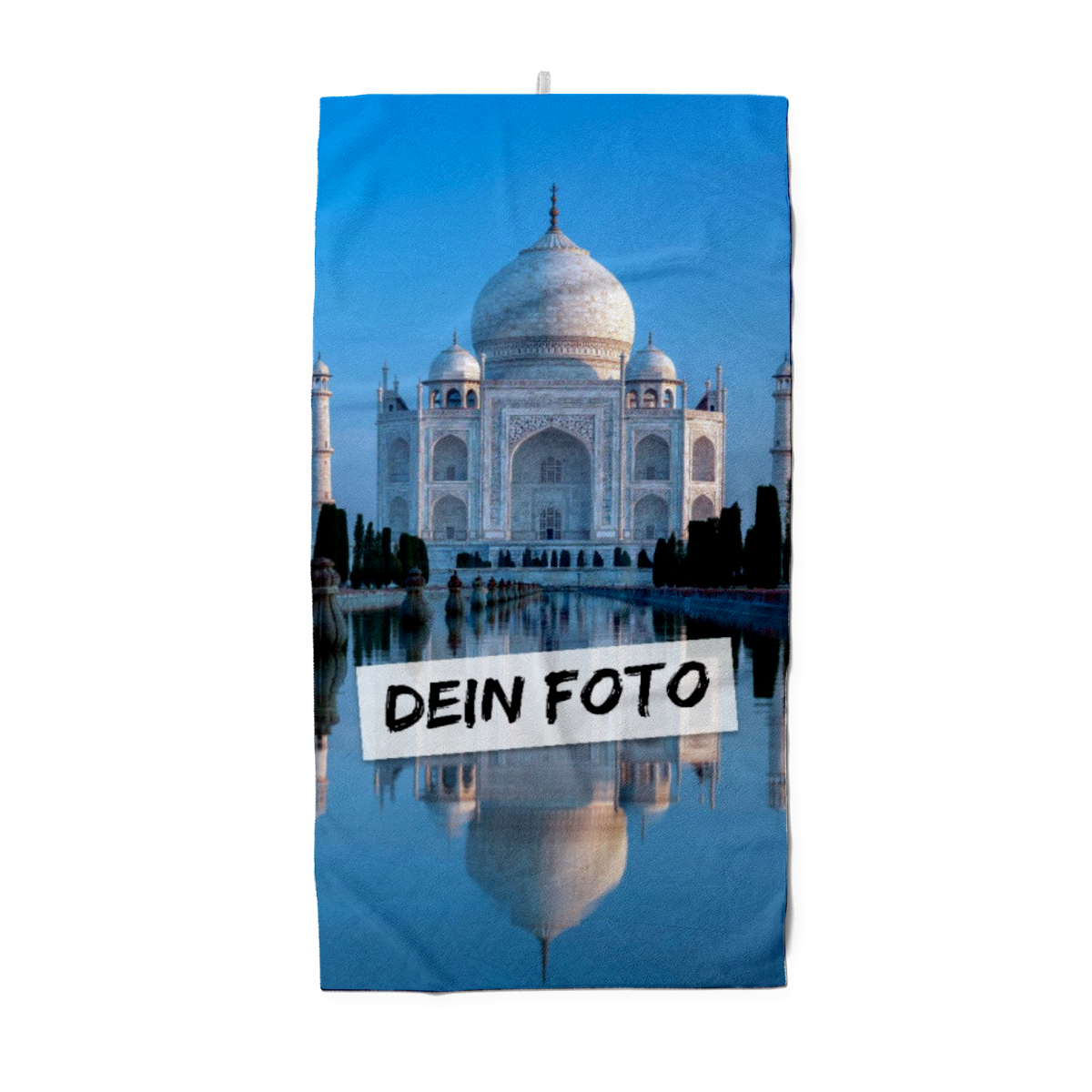 Duschtuch mit Foto - personalisiertes Fotoduschtuch - Foto-Duschtuch selbst gestalten - 1 Foto