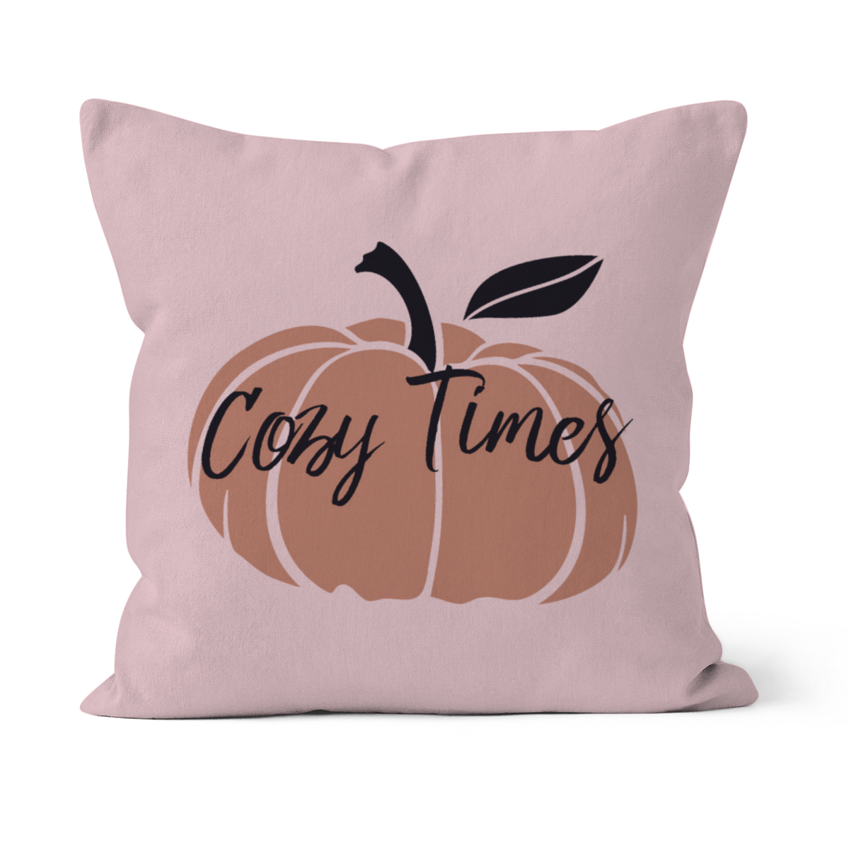 Samtkissenbezug Cozy Times Kürbis