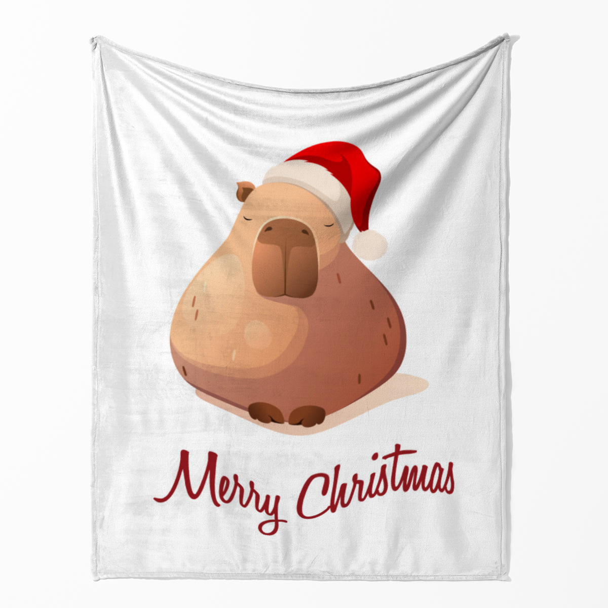 Wohndecke Weihnachtscapy mit Mütze