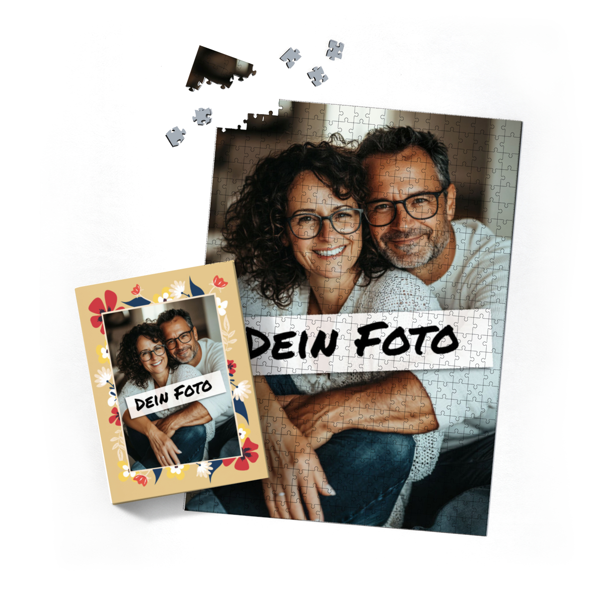 Fotopuzzle personalisiert 500 Teile Hoch Erwachsene - Flowers