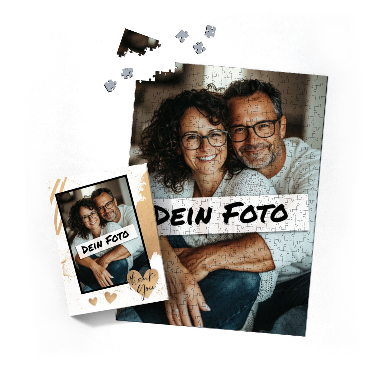 Fotopuzzle personalisiert 500 Teile Hoch Erwachsene - Thank you