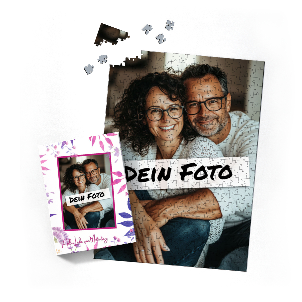 Fotopuzzle personalisiert 500 Teile Hoch Erwachsene - Muttertag