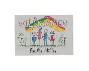 Witzig bedruckte Matten und Fußabtreter Bedruckte Fußmatte